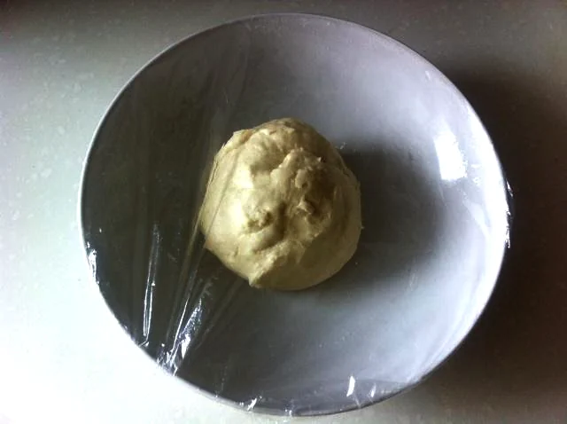 Pan de matcha con frijoles rojos - Step 3