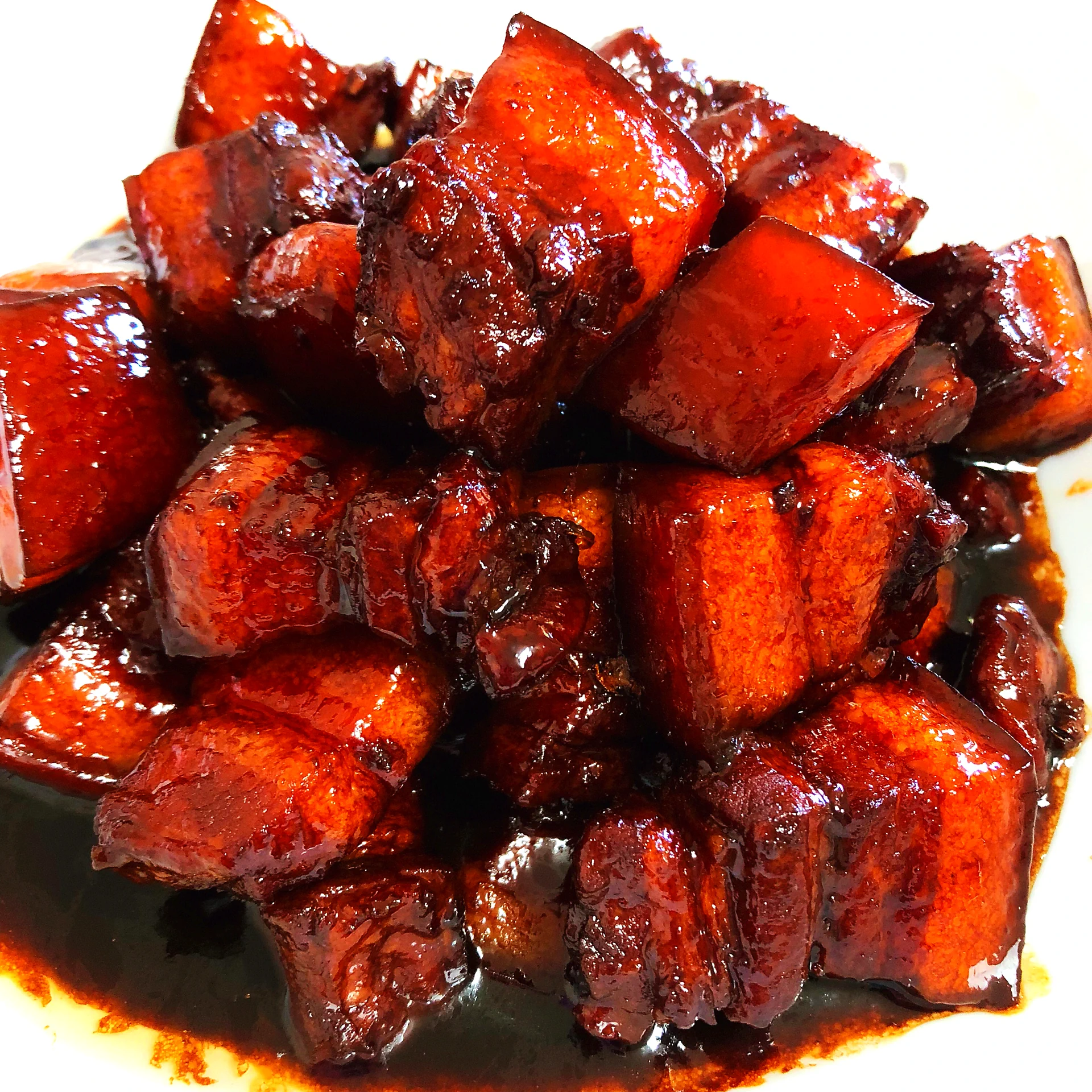 Foto del plato terminado de Receta secreta de cerdo estofado - Versión wok