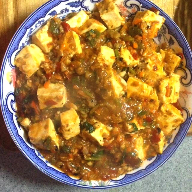 Foto del plato terminado de Magisches Mapo Tofu (Cooking Master Boy)