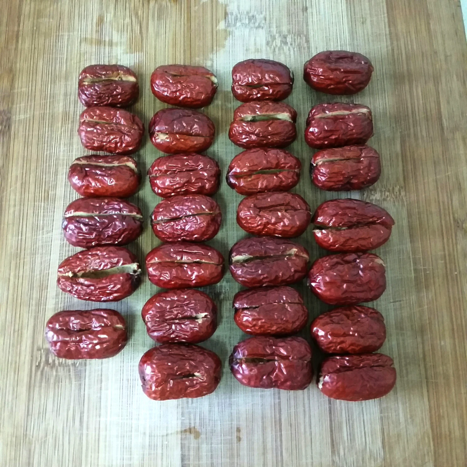 Dátiles rojos rellenos de arroz glutinoso - Step 5
