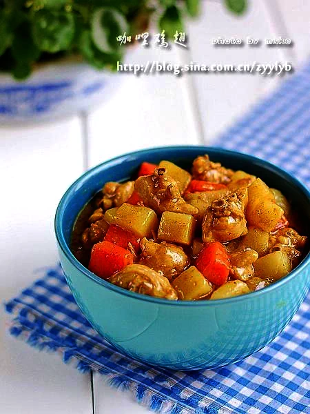 Foto do prato finalizado de Asas de Frango ao Curry