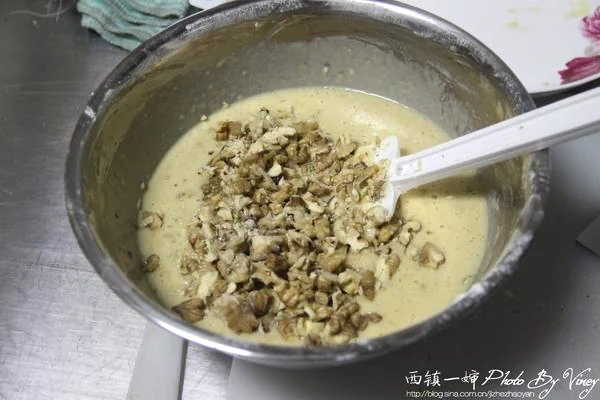 Pastel marmoleado de plátano y nuez - Step 7
