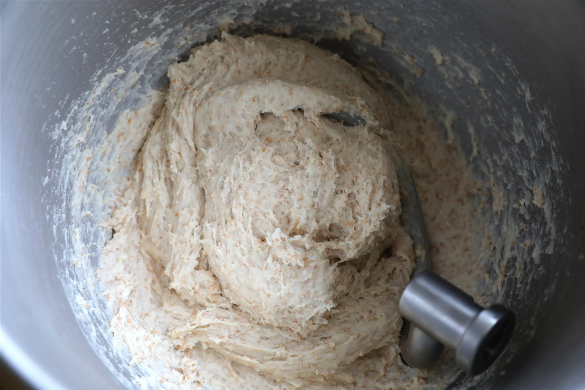 Pan integral rico en fibra - Step 1