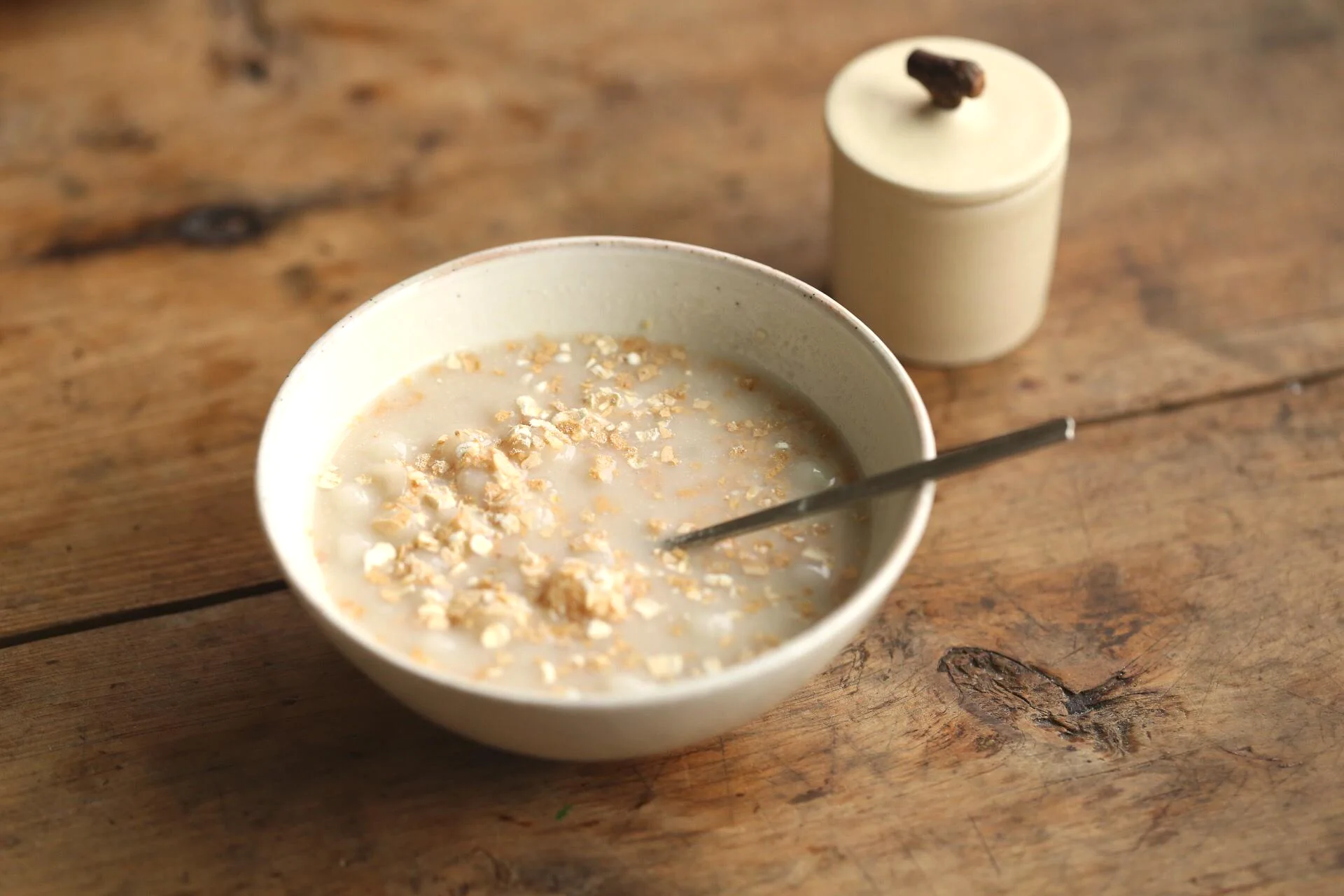[Felicidad en familia] Desayuno de Año Nuevo: leche de soja con avena y nueces - Step 6