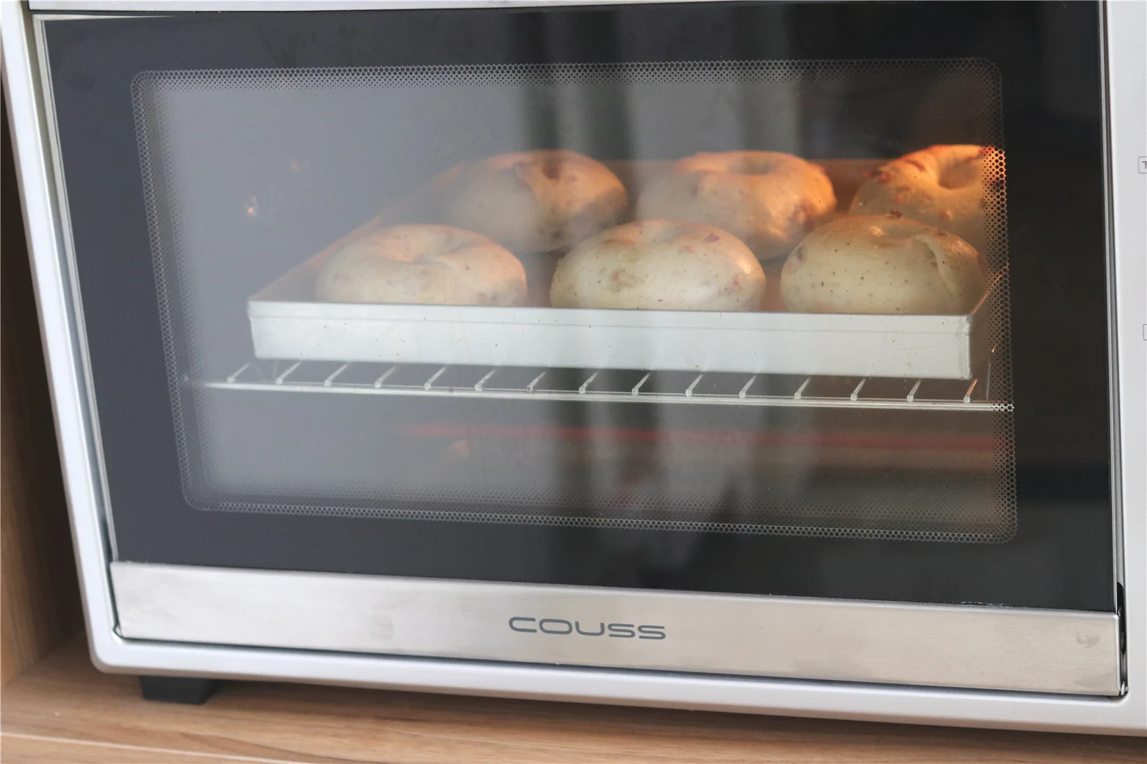 Bagels con beicon y queso - Step 20