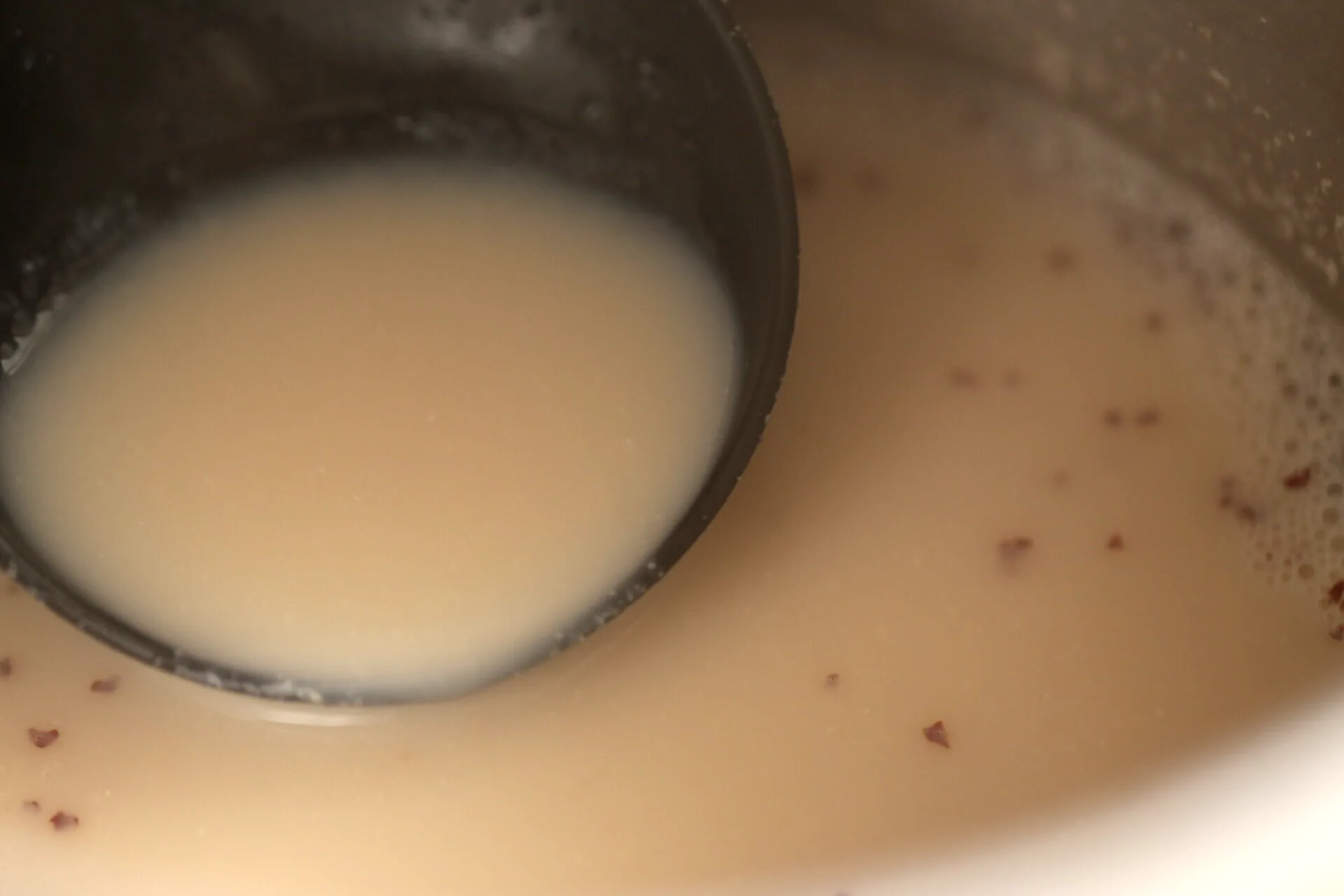 [Felicidad en familia] Desayuno de Año Nuevo: leche de soja con avena y nueces - Step 3
