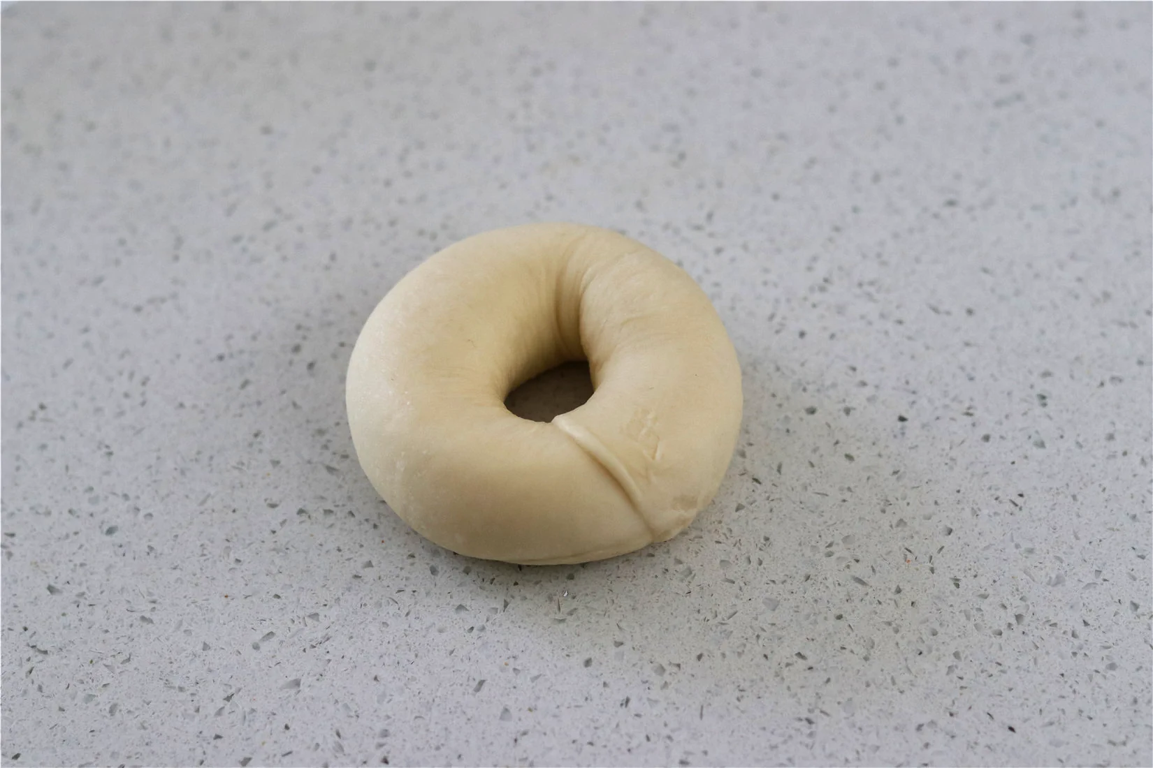 Bagels básicos de leche y bagels con pasta dulce de judías y queso crema - Step 14