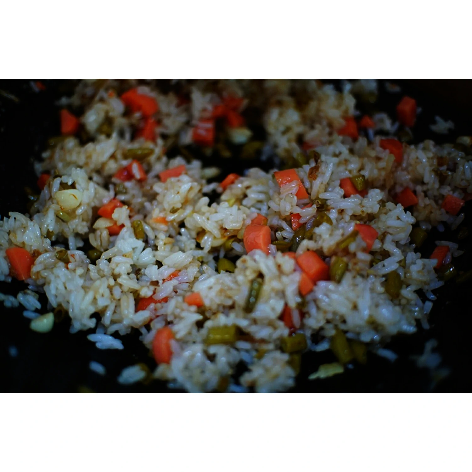 Arroz frito con judías verdes encurtidas - Step 4