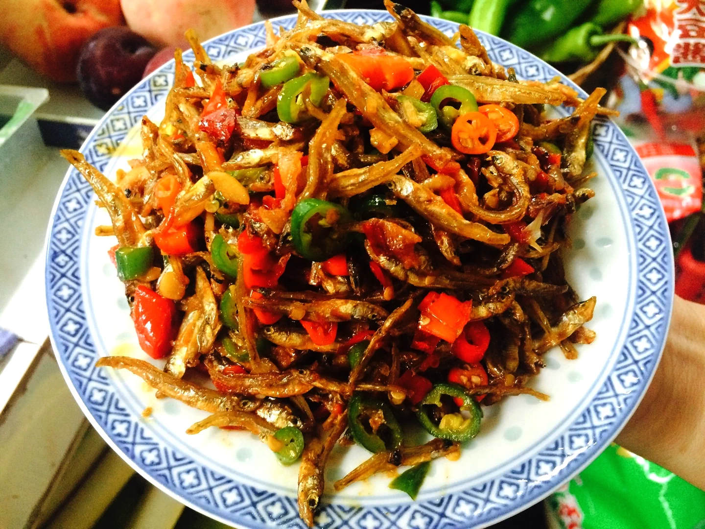 🌶️辣椒炒小鱼干🐟的成品展示图