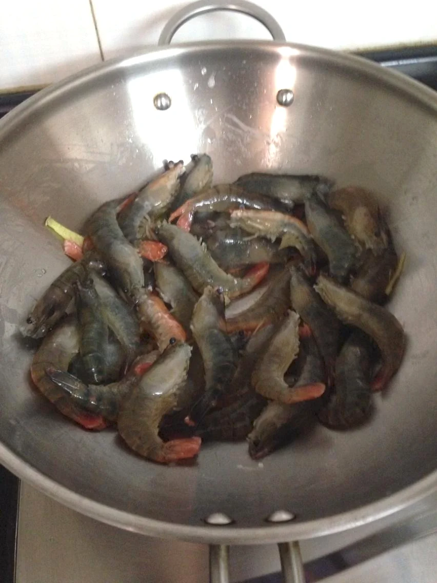 Gambas fritas con cabeza - Step 3