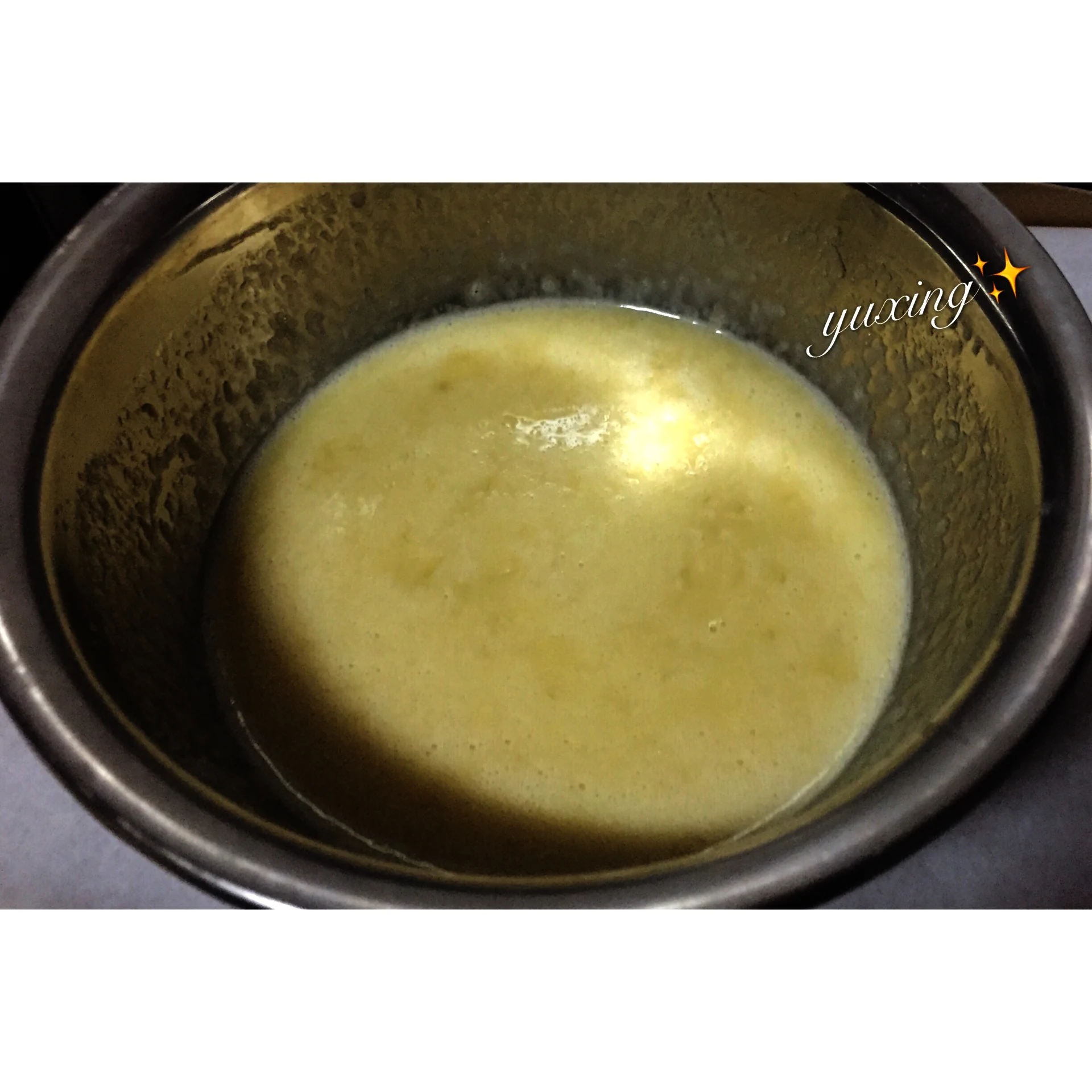 Pastel marmoleado de plátano y arándanos rojos – versión con aceite de maíz - Step 3