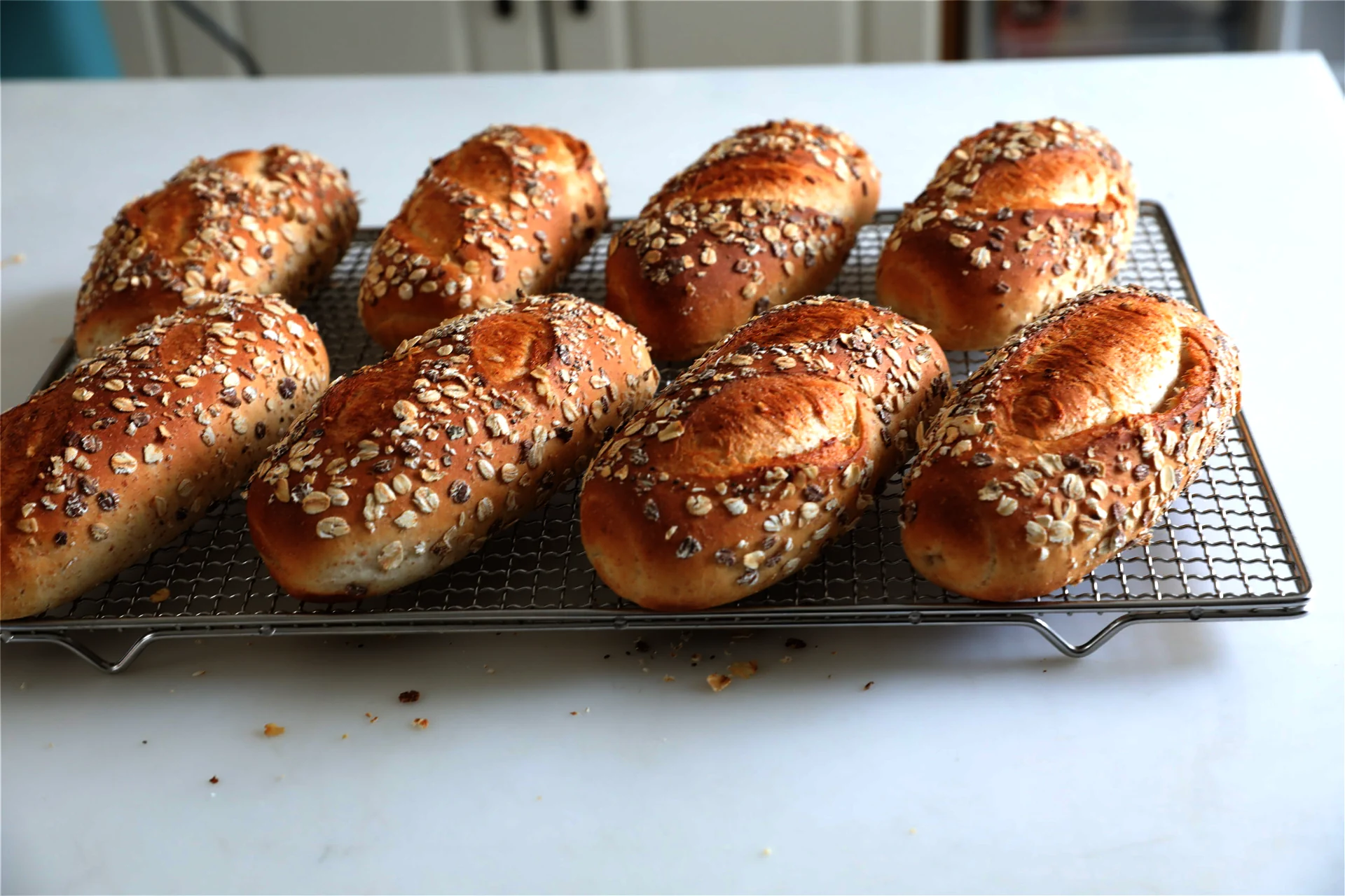 Pan integral rico en fibra - Step 17