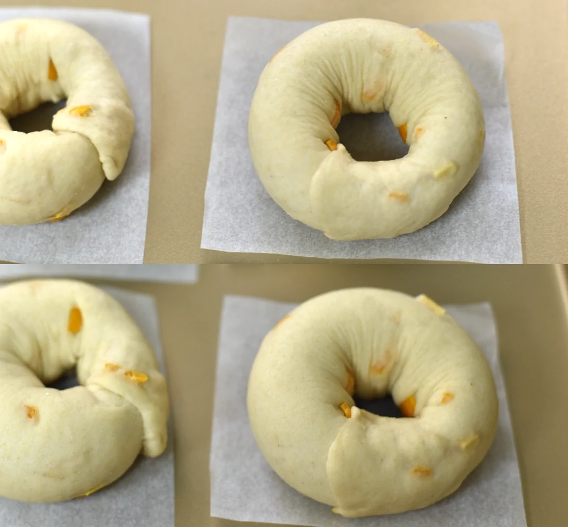 Bagels integrales con queso crema de coco y piel de naranja confitada - Step 8