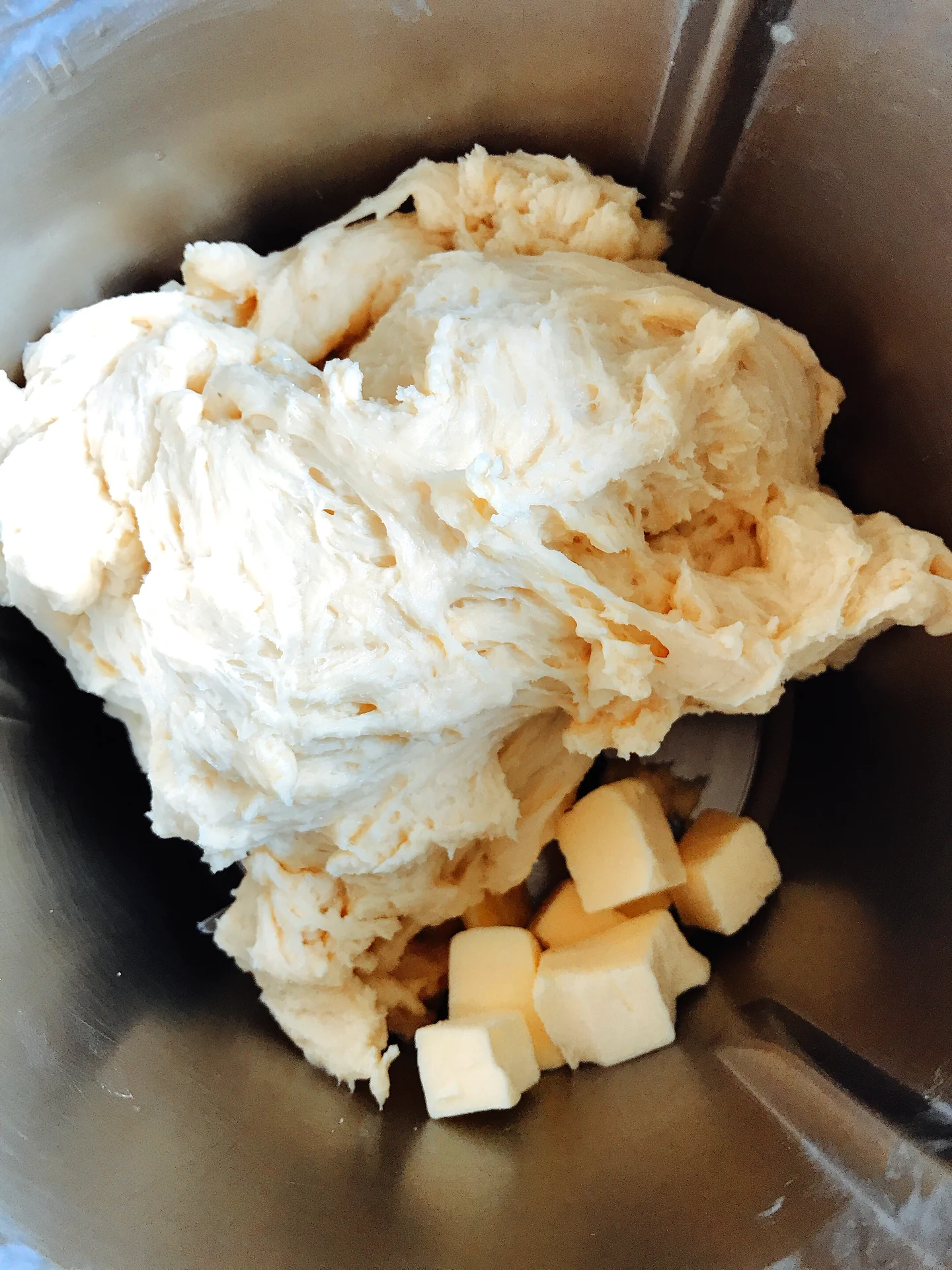 Pan de queso y salchicha (fermentación única) - Step 3