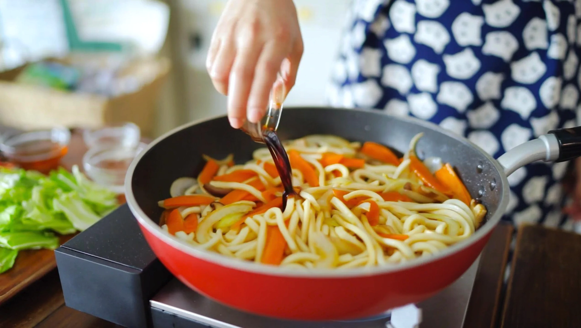 [Bistrot d’Amanda] Serie Izakaya: Udon salteados con panceta de cerdo y shōchū - Step 11