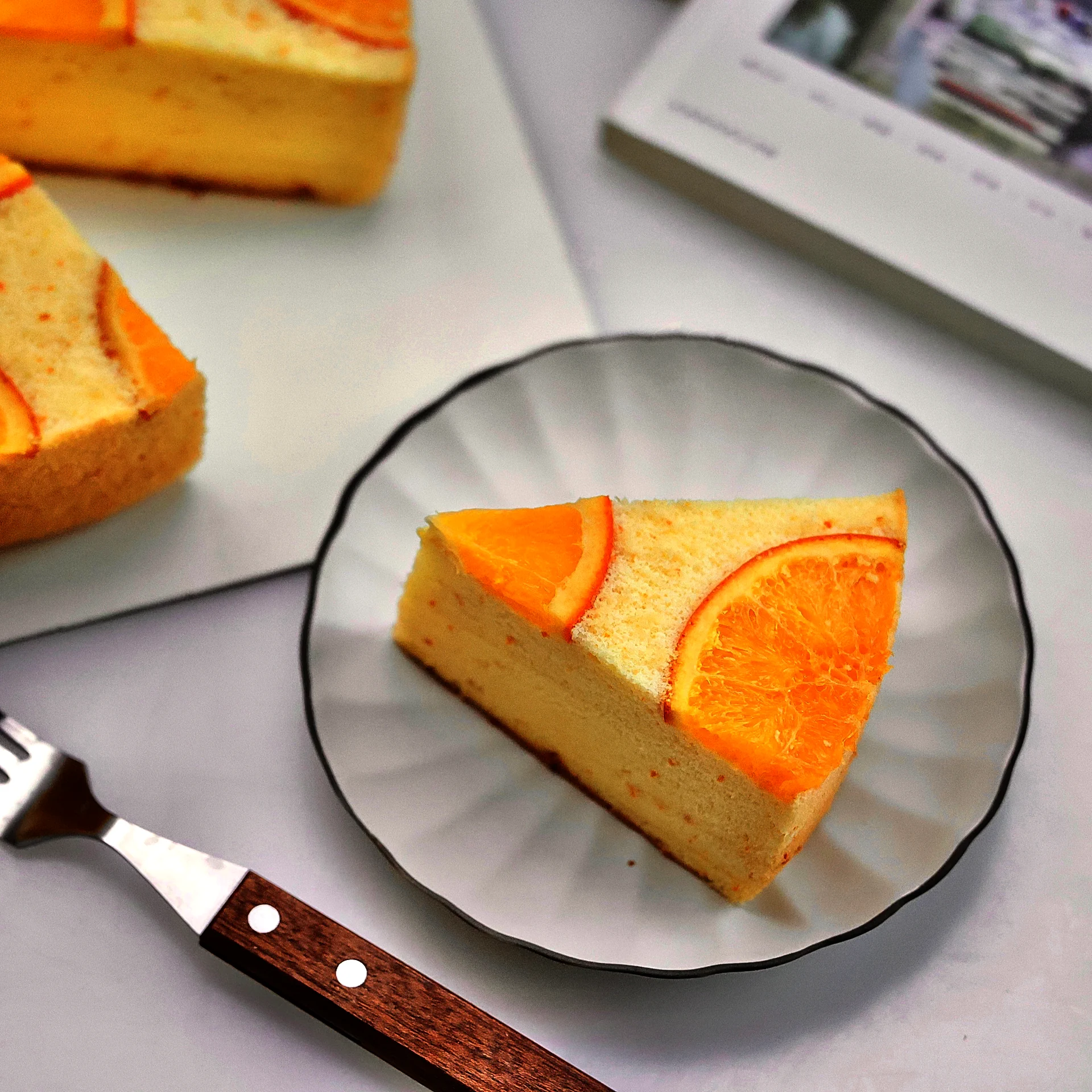 Bizcocho chiffon de naranja 🍊 / Que todos vuestros deseos se hagan realidad (20 cm) - Step 37