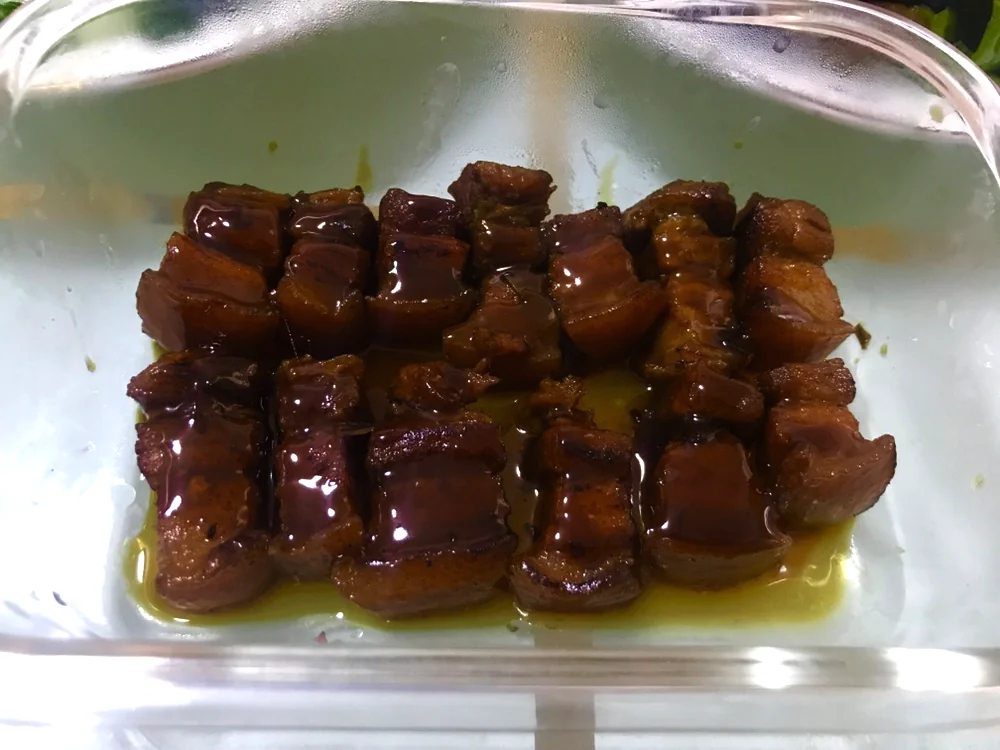 Foto del plato terminado de Carne de cerdo estofada con jengibre (versión en olla de presión)