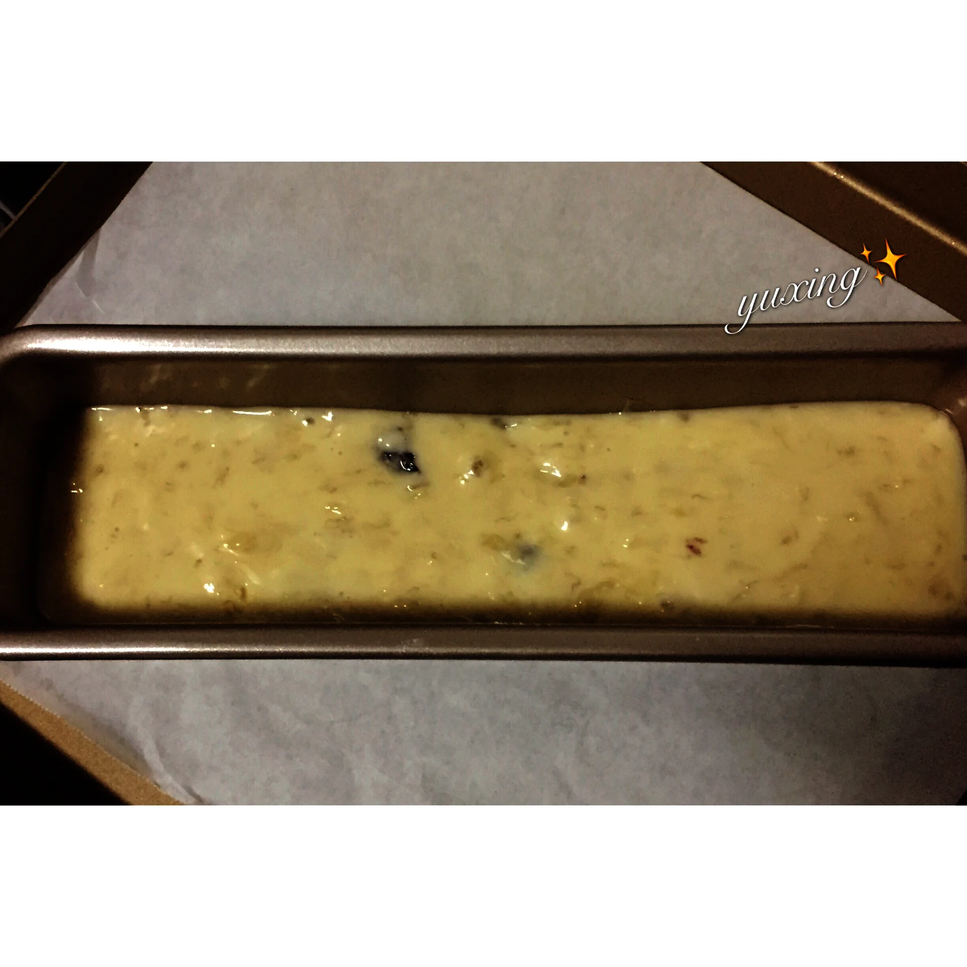 Pastel marmoleado de plátano y arándanos rojos – versión con aceite de maíz - Step 5