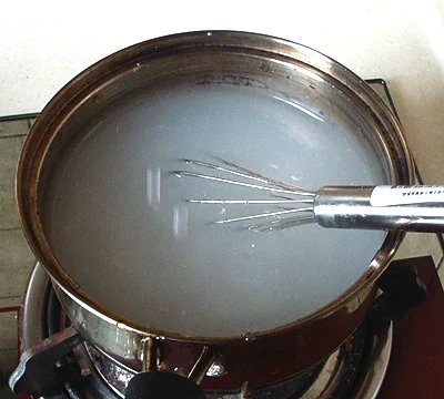 Fideos de gelatina caseros de almidón de guisante - Step 2