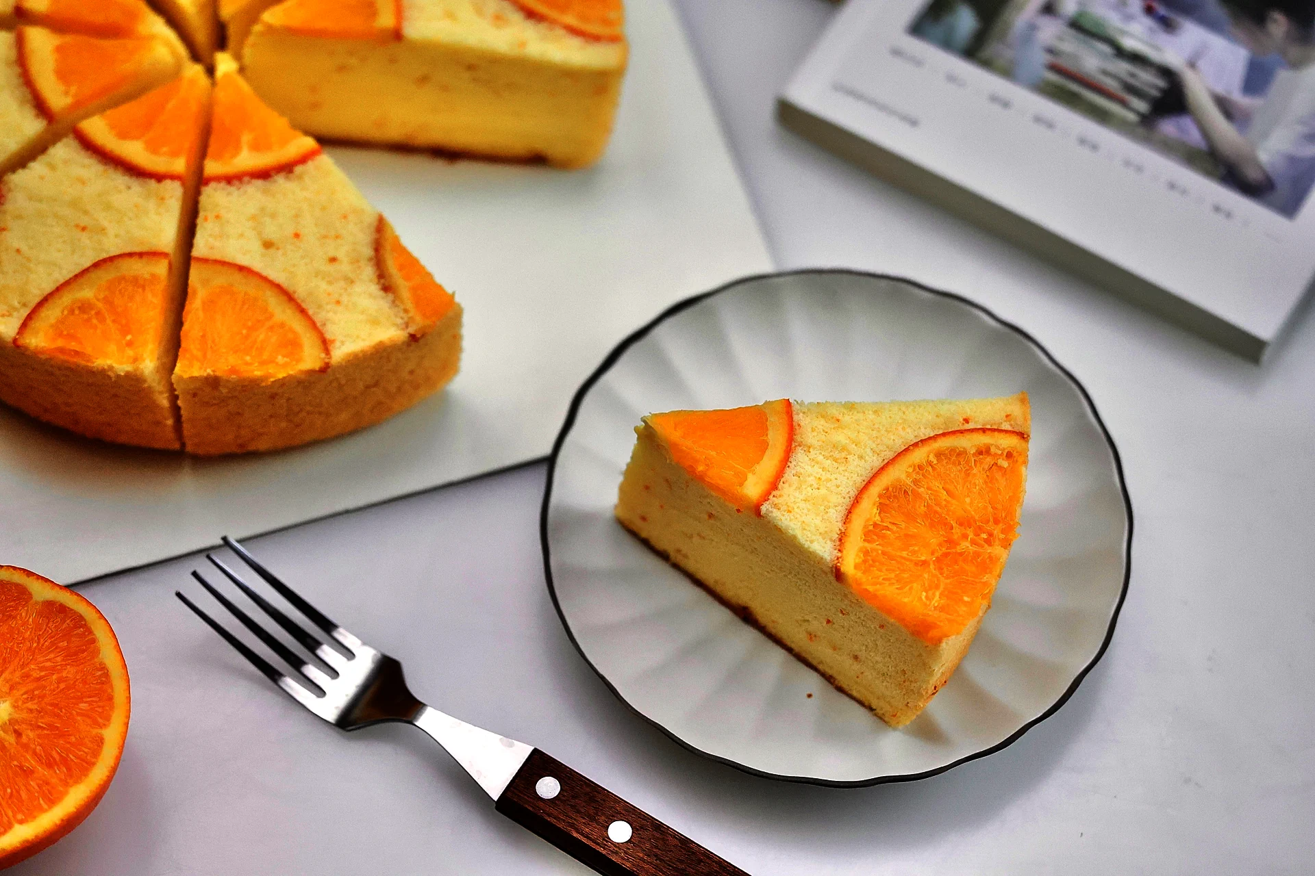 Bizcocho chiffon de naranja 🍊 / Que todos vuestros deseos se hagan realidad (20 cm) - Step 35