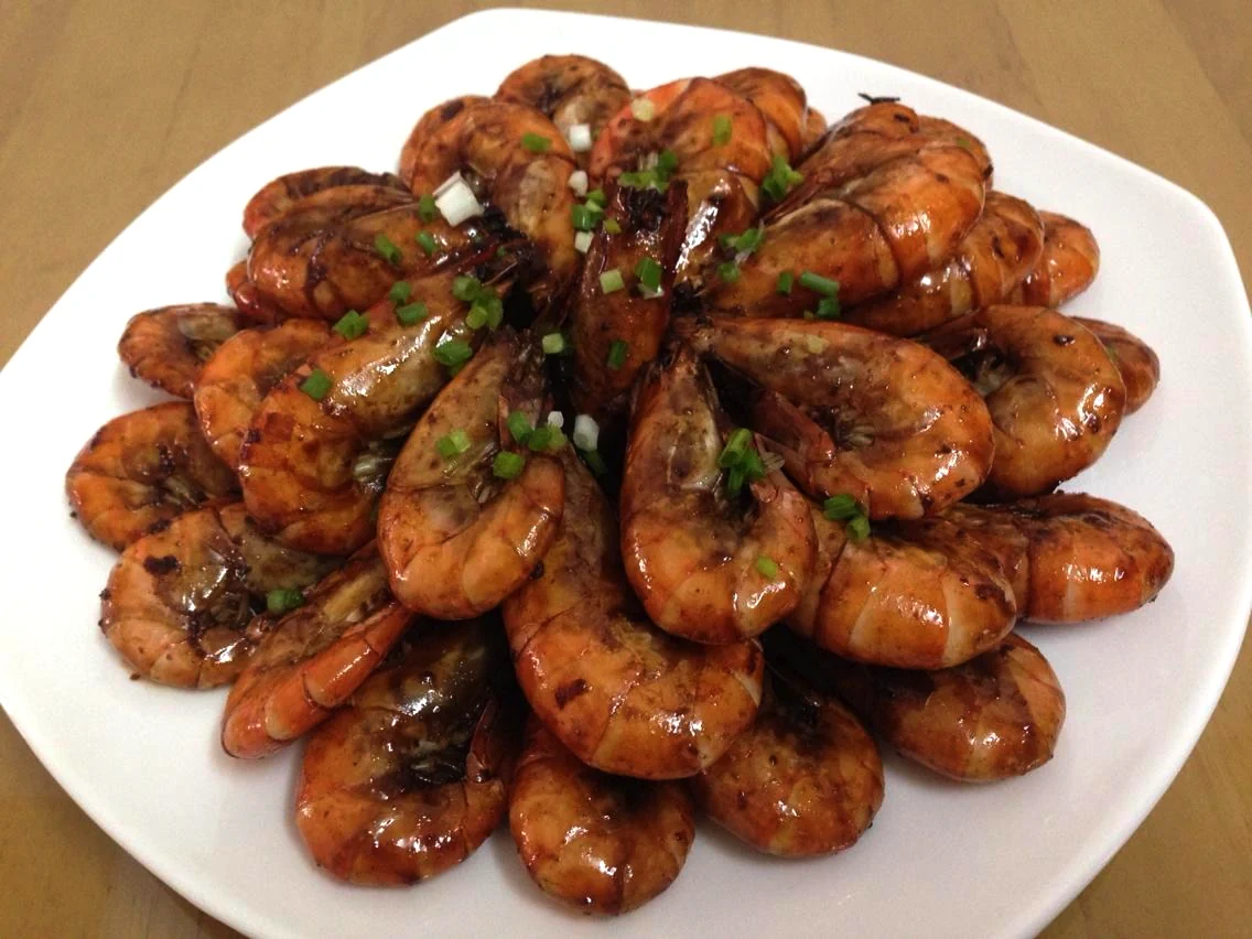 Gambas fritas con cabeza - Step 6