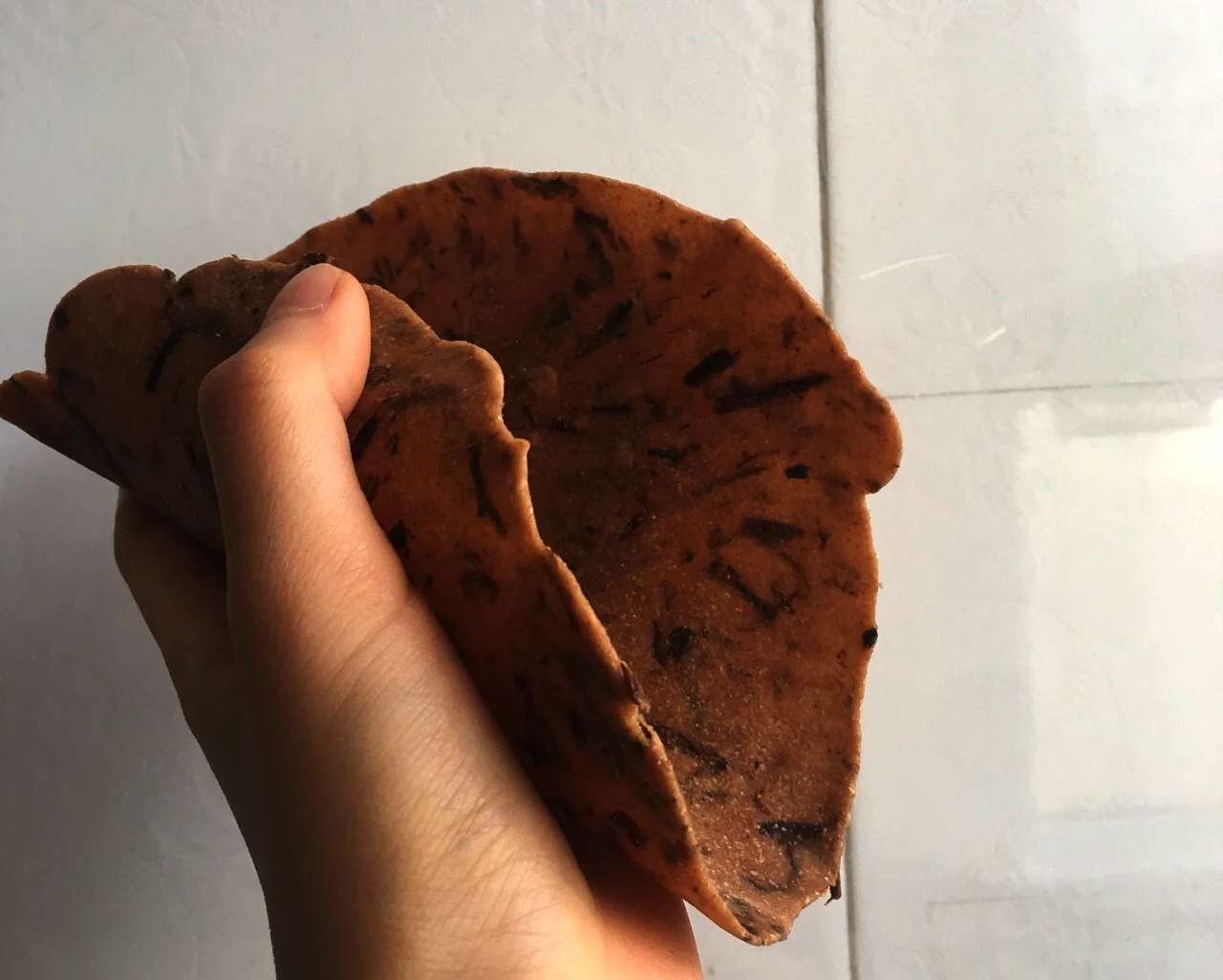 Wrap integral cuadrado con huevo cremoso — Galette que “abraza” el huevo [Base saludable] - Step 1
