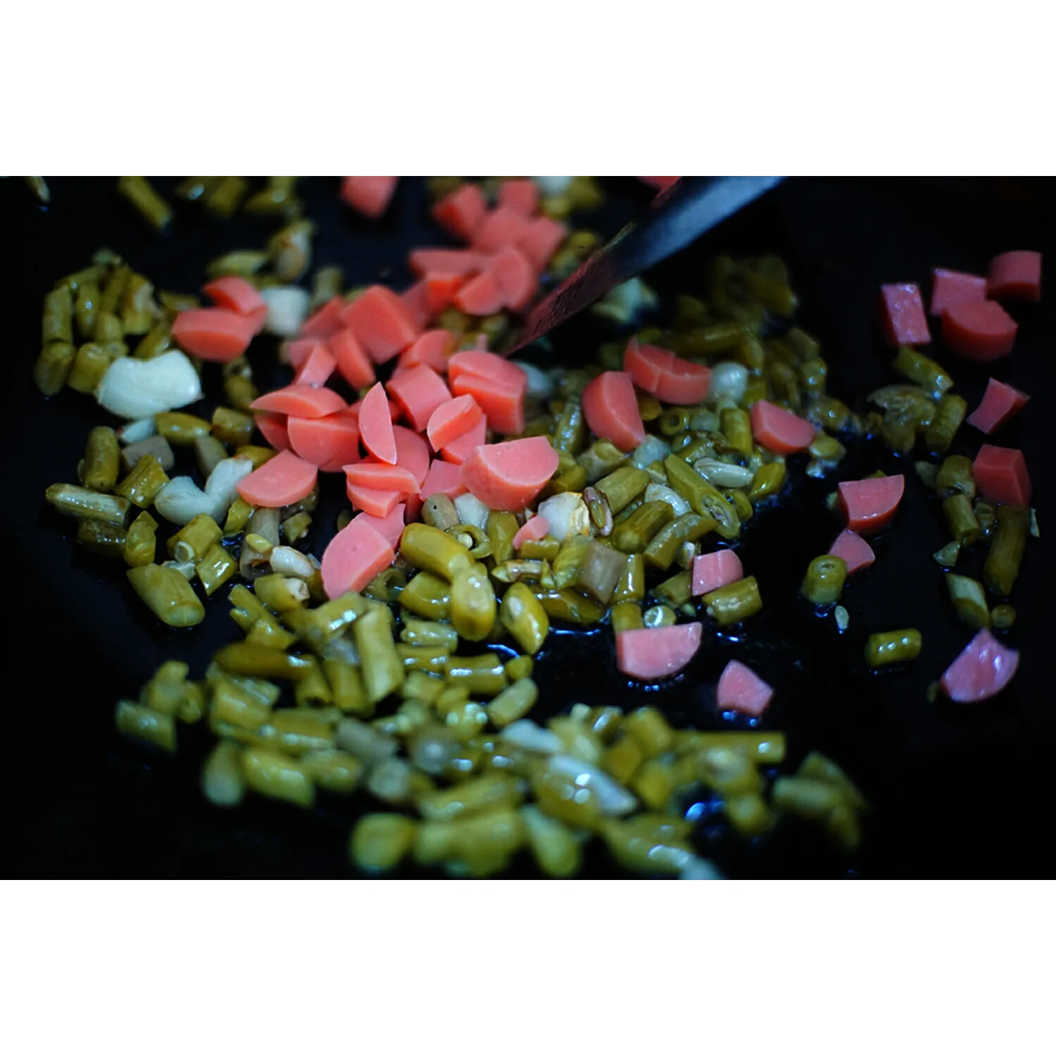Arroz frito con judías verdes encurtidas - Step 2
