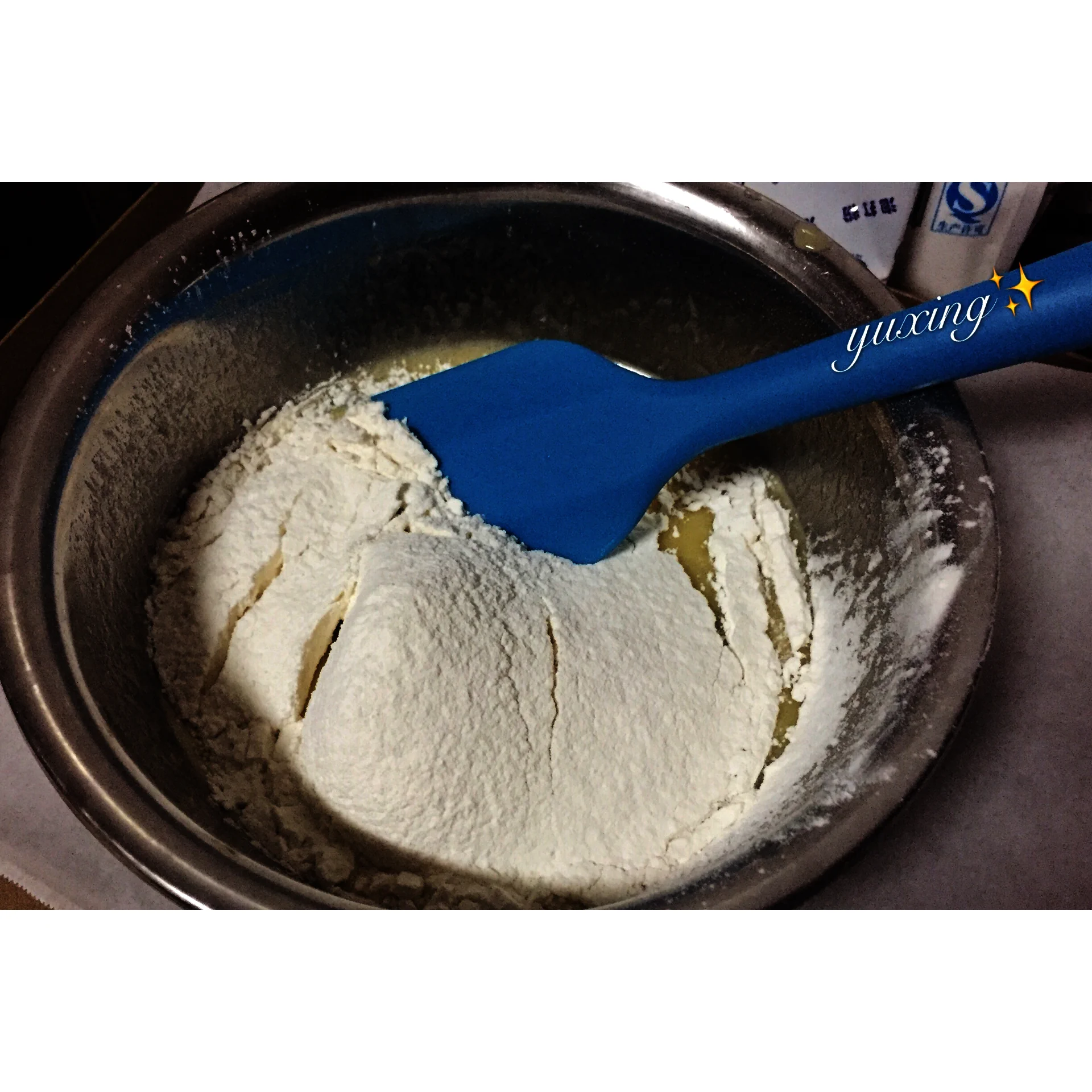 Pastel marmoleado de plátano y arándanos rojos – versión con aceite de maíz - Step 4