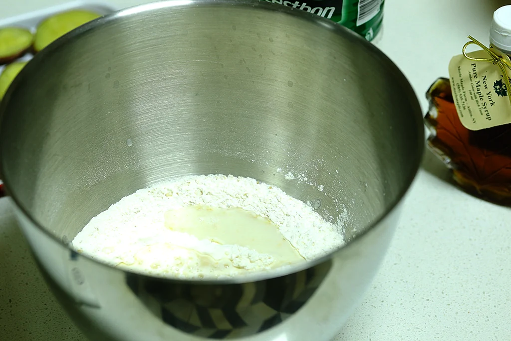 Bagel de batata dulce con sésamo negro - Step 3