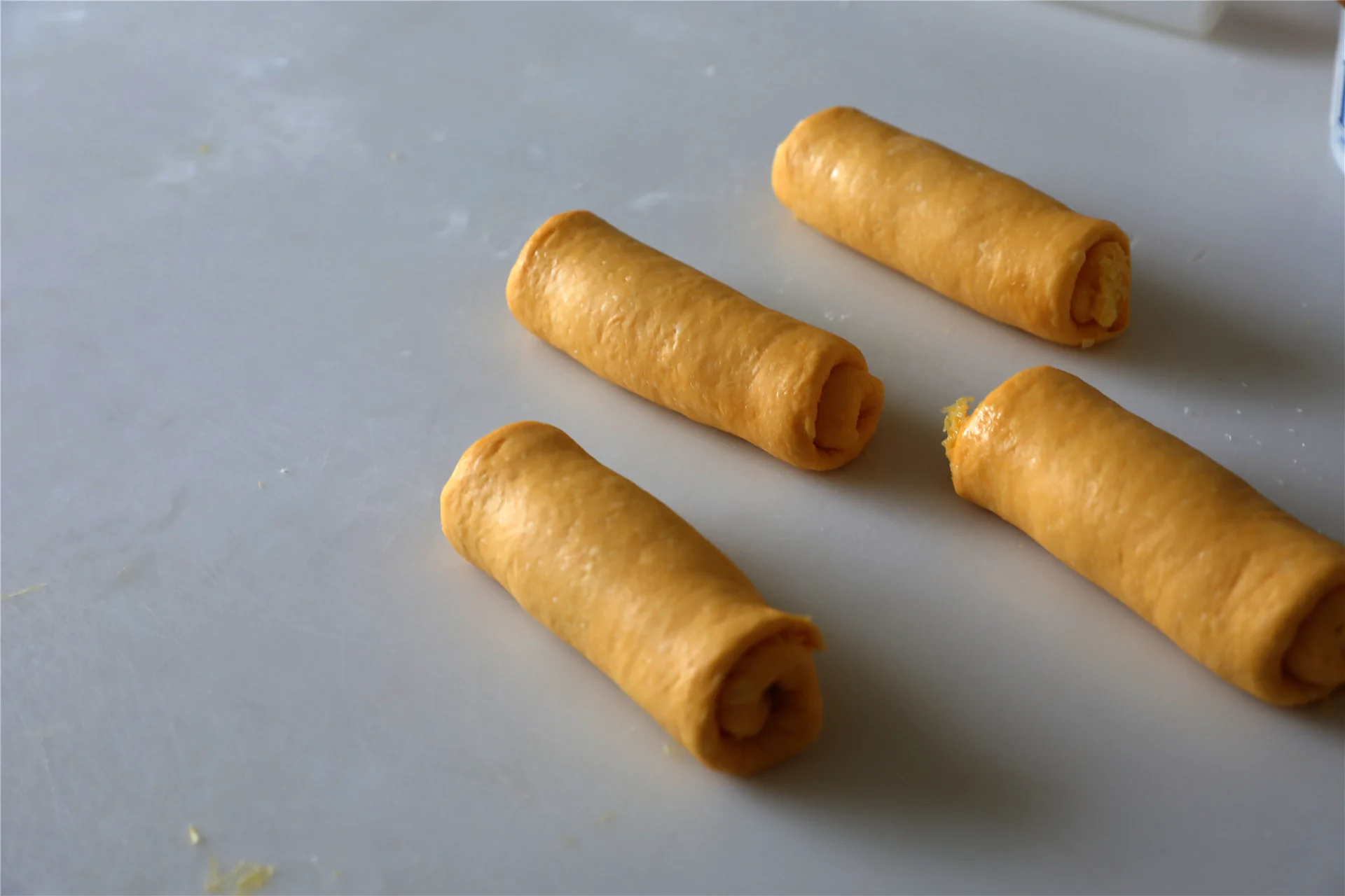 Rollos dulces de brioche de calabaza con coco - Step 14