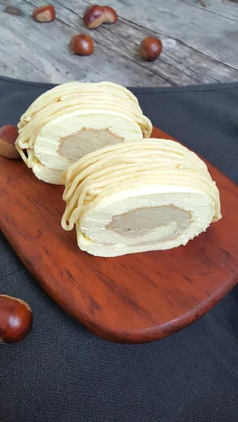 Foto masakan selesai dari Kue Gulung Kastanye