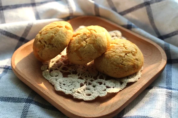 Foto del plato terminado de Galletas de avellana