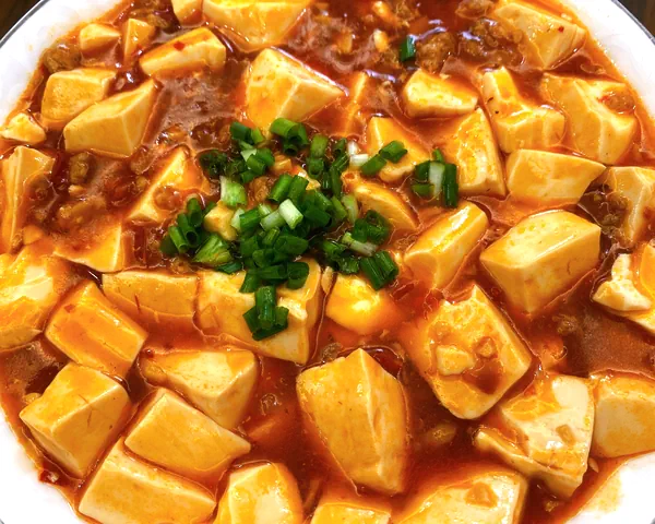 Foto del plato terminado de Mapo Tofu Super Delicioso (ﾉ)`ω´(ヾ) ​​​