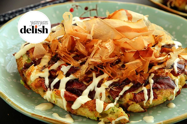 Foto masakan selesai dari Okonomiyaki