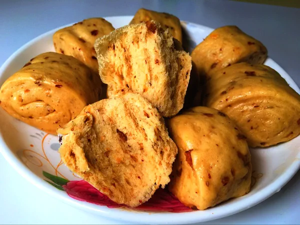 Foto masakan selesai dari Bakpao dengan Gula Merah dan Kurma Kering, Tidak Terlalu Manis dan Penuh Nutrisi yang Memberikan Energi