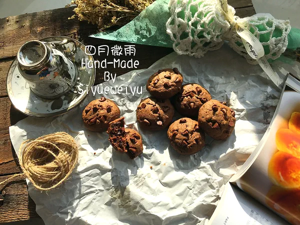 巧克力豆软曲奇的成品展示图