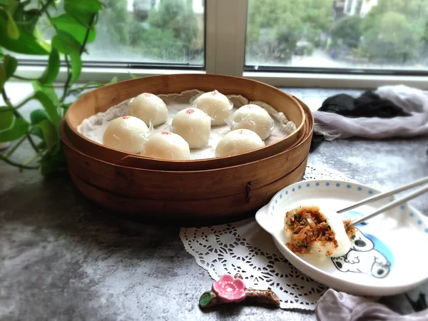 동지 무소 대나무의 완성된 요리 사진