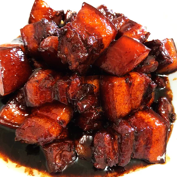 Foto del plato terminado de Receta secreta de cerdo estofado - Versión wok
