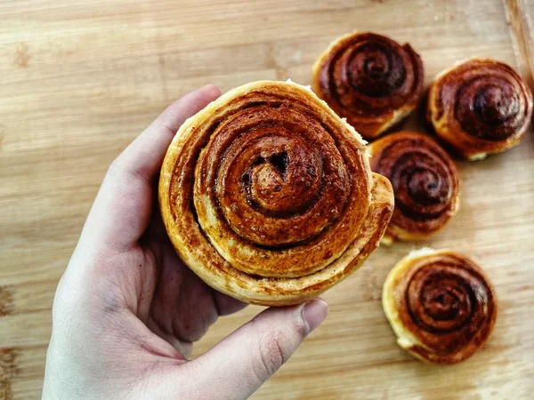 Foto do prato finalizado de Pão feito à mão 🍞010｜Rolinhos de canela fáceis para iniciantes!