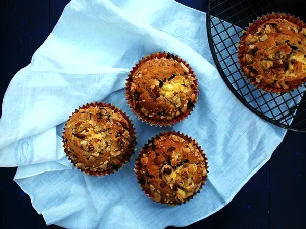 Foto del plato terminado de Muffins de chocolate con plátano y Baileys