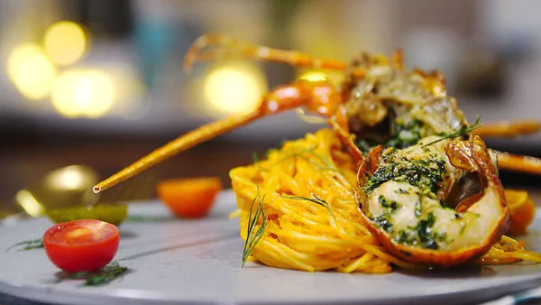 랍스터 카펠리니［비스트로 다만다］의 완성된 요리 사진