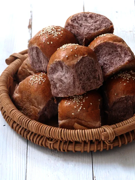 Photo du plat fini de Petits pains au riz noir